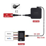ToolKitRC ADP100 100W 20V Power Supply With XT60 Output Adapter for Q8 Q6 Power Hota HTRC SkyRC Charger RC Drone